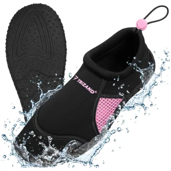 Trizand Water Shoes, Black/Pink, Size 39