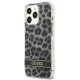 Guess Leopard vāciņš iPhone 13 / 13 Pro Pelēks