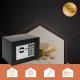 Ruhhy 00026101 Safe with Electronic Lock, Black