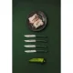 Berkel 4-Piece Steak Knife Set, Smooth Blade, Green