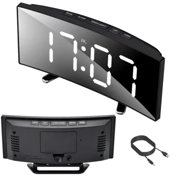 Digital LED Alarm Clock with Thermometer DT-6507