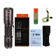 Flashlight SUPERFIRE A6, 10 W, 555 lm, 155 m, IP45