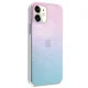 Guess iPhone 12 mini Case 4G 3D Pattern Collection, Blue-Pink
