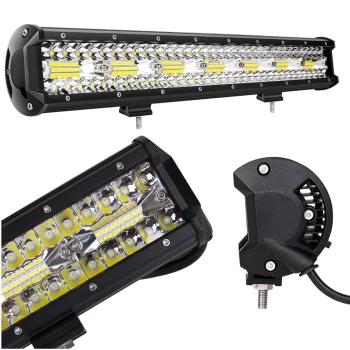 LED Work Light / Spotlight 420W, 12V-24V, Combo, Black