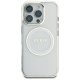 Guess iPhone 16 Pro Max Case IML Metal Colored Circle MagSafe, White