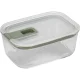 Mepal EasyClip Glass Food Storage Container Set 3-Piece, Nordic Sage
