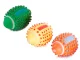 Squeaky Rugby Ball Dog Toy, Durable Rubber Chew Toy for Pets