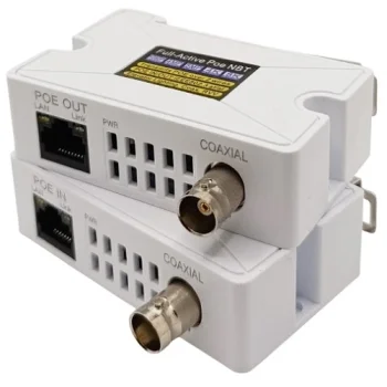 PoE 10/100M Coaxial Network Extender up to 500m
