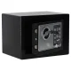 Electronic Home Safe Box with Digital Keypad and Key for Valuables, Black