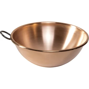 De Buyer Inocuivre Copper Mixing Bowl with Ring Handle, 20 cm