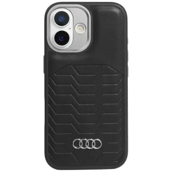 Audi GT Synthetic Leather MagSafe Case for iPhone 17 Black