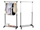 Adjustable Telescopic Clothes Rack Hanger on Wheels