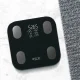 4FIZJO PRO elektroninės diagnostinės vonios svarstyklės, juodos