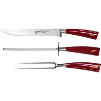 Berkel Elegance 3-Piece Carving Set, Red