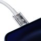 Baseus Superior Series Cable USB Type C to Apple iPhone Lightning, 20W, PD, 1m, White
