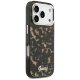 Guess IML Script Metal MagSafe Phone Case Cover iPhone 17 Pro - Black and Brown