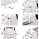 Malatec Elastic Shoelaces without Binding, White
