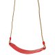 Heavy Duty Flat Garden Swing for Kids with Adjustable Ropes, Red