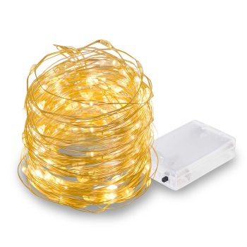 LED Fairy Lights 10m 100 LEDs Battery Operated String Lights