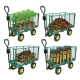 Carruzzo Garden Transport Cart with Trailer