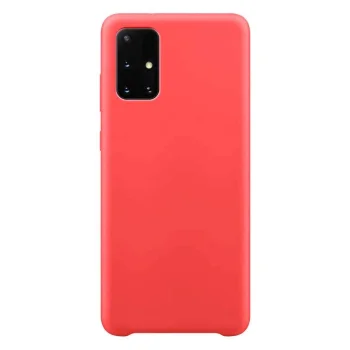 Silicone Case for Samsung Galaxy A72 4G, Red