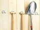 Wall Tool Holders, Metal Hooks, Set of 20 with Screws, Silver