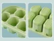 Ice Cube Tray with Lid and Silicone Base, 12 Cubes