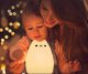 Kids Bedside Table LED Lamp Night Light with Remote USB RGB, Cat