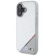 BMW iPhone 16 Case M Carbon Tricolor Line MagSafe, Gray