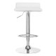 Swivel Adjustable Height Bar Counter Stool Chair QS-B08, White