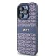 DKNY iPhone 15 Pro Case Mono Stripe & Metal Logo, Blue