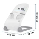 NK-52 Nukido Rocking Chair with Toys, Light gray