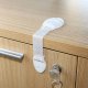 Lock for cabinets and drawers, child protection, 10 pcs, white