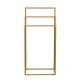 ModernHome Freestanding Towel Stand, 3 Tiers, Metal, Gold