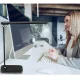 LED Desk Lamp with 2 Adjustable Arms, 12W, Metal Housing