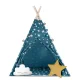Nukido Kids Teepee Tent with Lights, Blue
