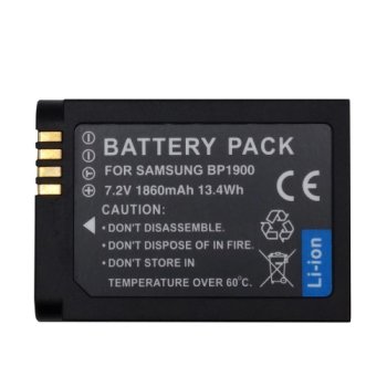 Samsung BP1900 Camera Battery Replacement, 1860mAh