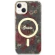 Guess iPhone 14 Plus Case Flower MagSafe, Green
