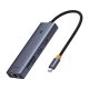 Hub 7w1 Baseus UltraJoy 7-Port ( USB-C to 1xHDMI4K@30Hz + 2xUSB 3.0 + 1xPD +RJ45 + SD/TF3.0)