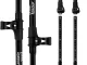 Foldable Adjustable Trekking Poles, Black
