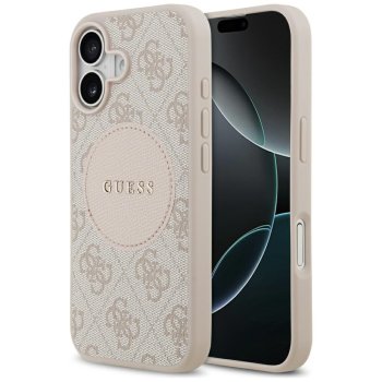 Guess 4G Circle Classic Logo MagSafe Phone Case Cover iPhone 17 - Pink