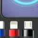 3mk Hyper Cable N-SERIES 3-in-1 USB-A to USB-C / Lightning / Micro USB 1.2m 18W - Black