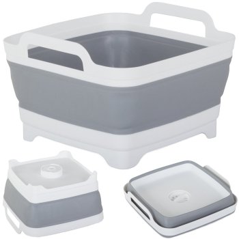 Silicone Folding Bowl with Stopper 8L