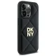 DKNY iPhone 14 Pro Max Case Quilted Stack Logo, Black