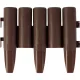 Plonos Garden Edging, 2.2 m, Brown