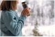 4Fizjo Mountain Goat Travel Thermal Mug, 450 ml, Brown