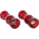 Peugeot Podium Salt and Pepper Mill Set 18 cm Duo, Acrylic, Red