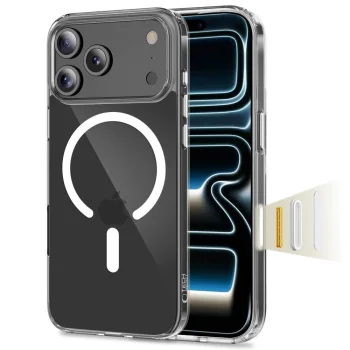 Tech-Protect Flexair Hybrid CC MagSafe Case for iPhone 17 Pro - Clear