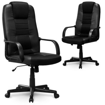 Sofotel 518B Ergonomic Office Chair with Mesh Back, Black