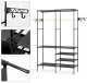 Massido 686600 Freestanding Clothes Rack, Black